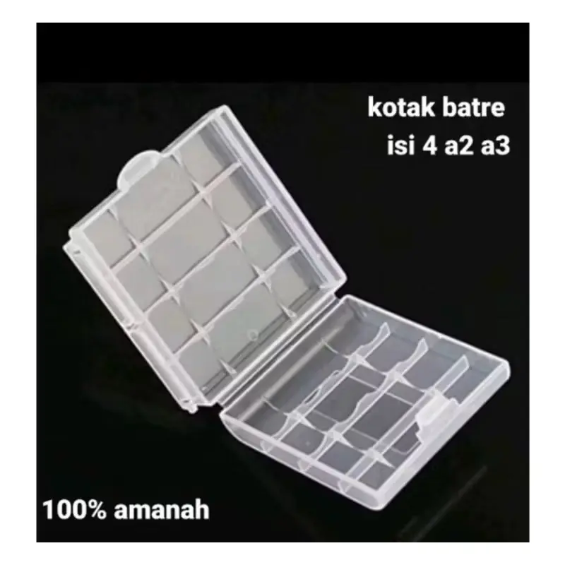 Kotak Case Battre Isi 4 A2 A3 Plastik - Model Terbaru