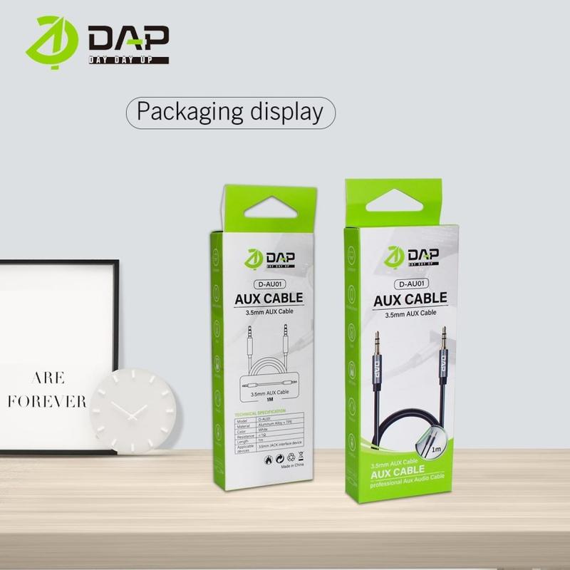 Product Introduction of DAP D-AU01 Kabel AUX Audio Cable Jack 3.5mm 1 Meter 0
