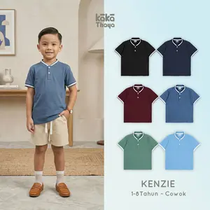 KAKATHAYA Kenzie - Kaos Basic Shirt Anak Laki Laki Baju Anak Laki Laki Kaos Anak 1-8 Tahun