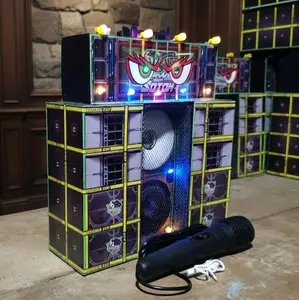 Miniatur Sound System Horeg Karaoke Mode Bluetooth Speaker 3inc Free Microphon Asli dengan Fitur Karaoke Echo dan Slot SD Card USB