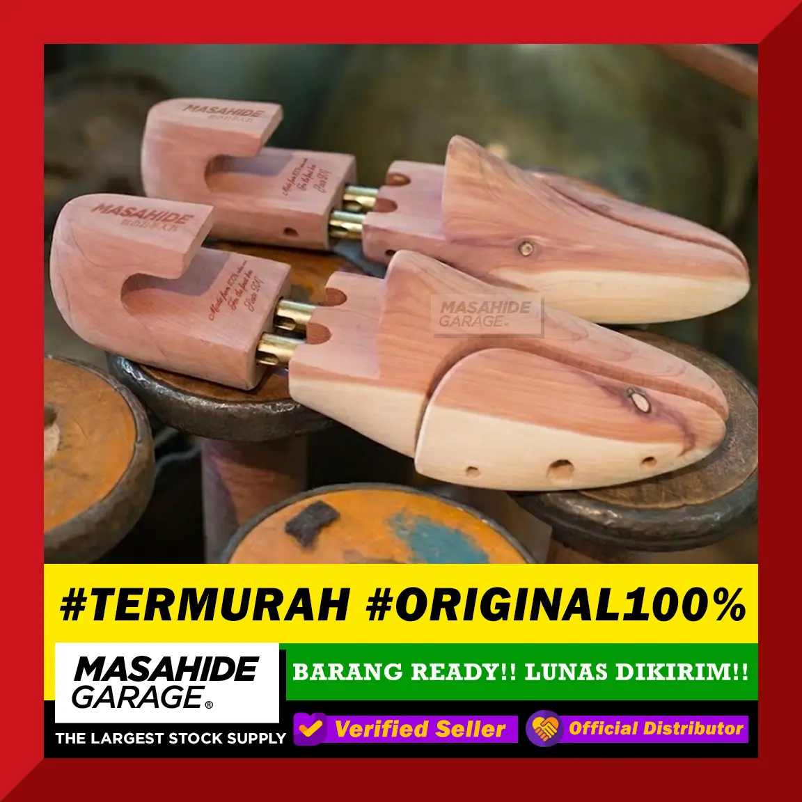 TERMURAH - Shoe Tree Wood Shoetree Kayu Cedar Wood 1 PASANG - DARI KAYU ASLI 100% Standard Euro Quality