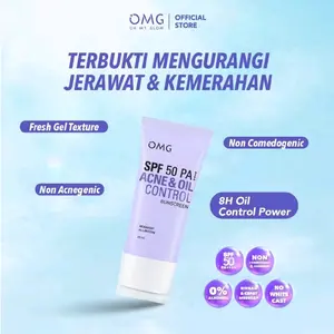 Suncreen omg, moisturizer, facewash pencerah wajah