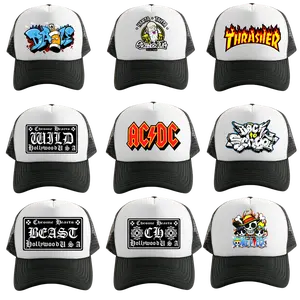 Topi Jaring Topi Chrome Topi Trucker Topi Jaring Pria Trucker Hat Topi Trucker Jaring Trucker Band Baseball topi cowok trucker  hat