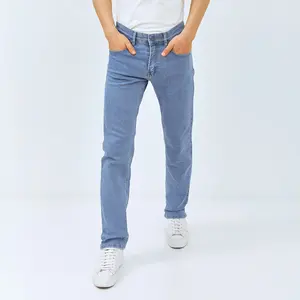 M231 Celana Panjang Jeans Denim Stretch Pria Sky Blue C1172