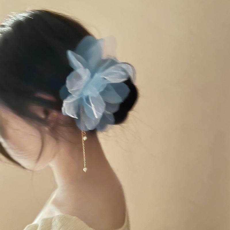 Product Introduction of Leaf Butterfly Hairpin~! Retro exquisite and simple flower tassel U-shaped hairpin, new Chinese style hair accessories, dished hair, Chinese hair accessories 9