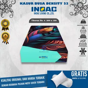 Kasur Busa No. 4 ukuran 200x120 cm Original INOAC EON Density 23 Garansi 10 Tahun