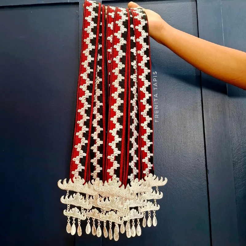 Kalung Tapis Rantai Bros Siger Khas Lampung - Selendang Syal 7