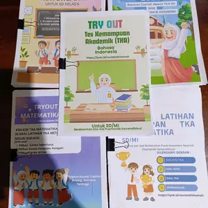 5 PAKET LATIHAN TKA 2026 sesuai kisi-kisi (3 matematika + 2 bahasa Indonesia) untuk SD&MI