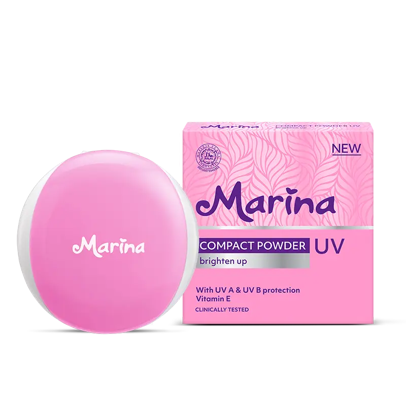 Marina Compact Powder UV Protection 12gr / Bedak Padat by cosme murah 2