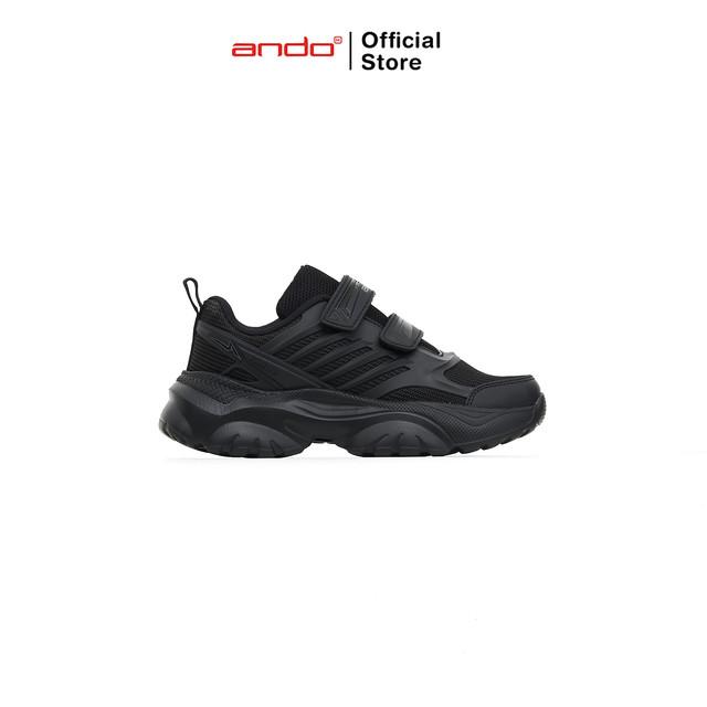 Gambar Ando Official Sepatu Sneakers Iguchi 03 V Anak - Hitam/Hitam - Hitam/Hitam, 34 dari Ando Official Store Kota Bekasi 5 Tokopedia