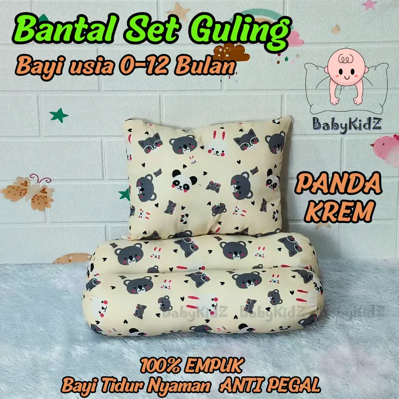 Bantal Bayi Set Guling / Bantal New Born / Bantal Tidur Bayi karakter 6