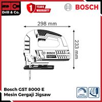 Gambar Bosch GST 8000 E Mesin Gergaji Jigsaw / Gergaji Jigsaw dari Drill&Co Kota Administrasi Jakarta Barat 3 Tokopedia
