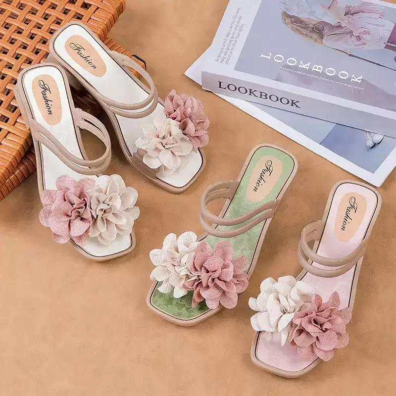  Giày nữ Pháp cổ điển mùa hè mới 2025 kiểu dáng thoải mái phù hợp để phối với váy dép xỏ ngón đi biển H7 