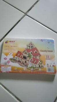 Product Review of Dovana Mainan Puzzle Kertas 3D Size Kecil Garden House Small Zoo Edukasi Anak Kreatif Bahan Busa Foam Paper from E**i 0