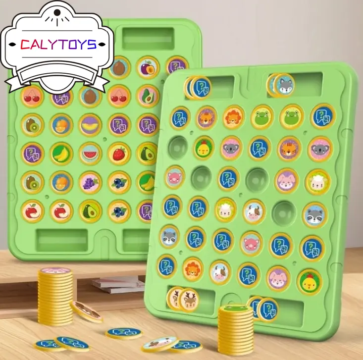 Mainan Puzzle Anak Edukasi Papan Game Flip Chess Edukatif Sensorik Motorik Keluarga Toys SNI
