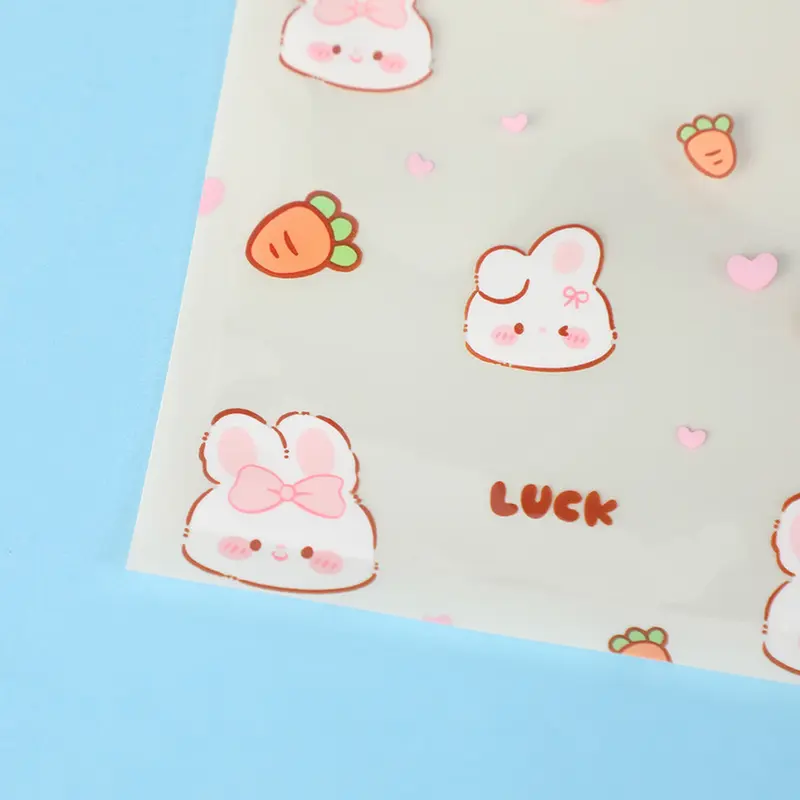 TSA (COD) Zip Lock Tas Cookie Mini Gambar Karakter Plastik Ziplok Plastik Kemasan Permen Kue Serbaguna Plastik Kemasan Mini 13.5cm  Plastik Klip S 8