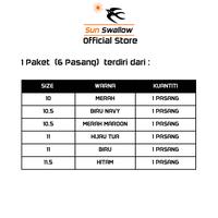 Gambar Paket 6 Pasang Sandal Jepit Karet Pria Sendal Sun Swallow Legian Series dari Sun Swallow Sandals Kota Administrasi Jakarta Utara 2 Tokopedia