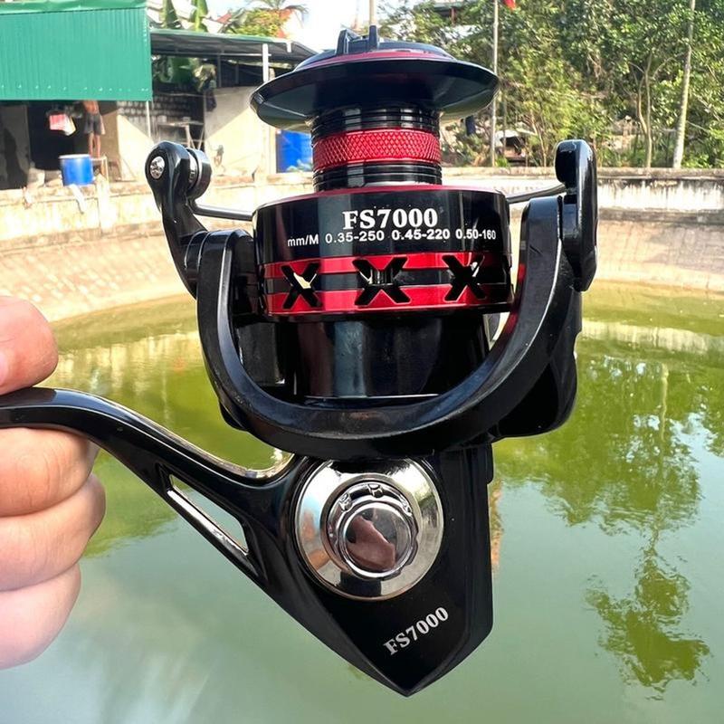 Máy Câu Cá Cối Bánh Răng Kim Loại F- S 2000-7000 Dùng Câu Lure Câu Lăng Xê Câu Cá Tự Nhiên Bắt Cá Đi Câu Fishing