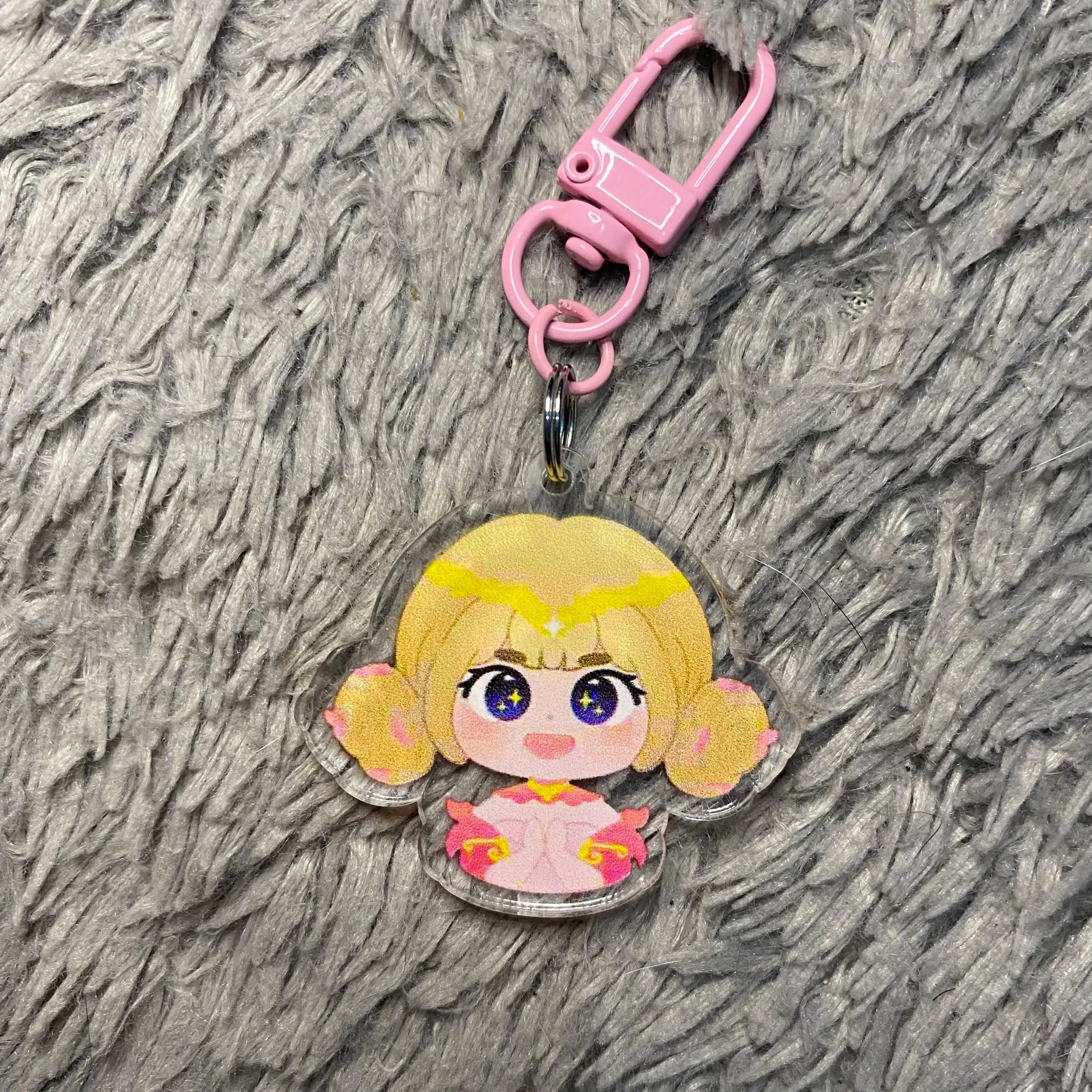 Gantungan Kunci Mobile Legends Angela Floral Elf Gantungan Kunci Motor Mobil Tas Keychain Arkilic Tebal Dua Sisi 5 x 5 keychain