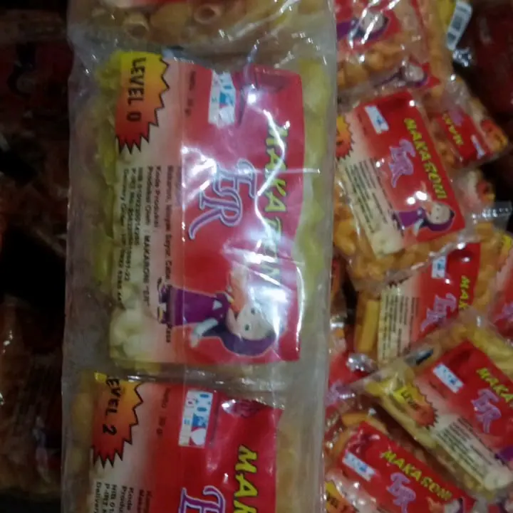 makaroni ER pedas level 1/10 isi 24pcs paket hemat 2