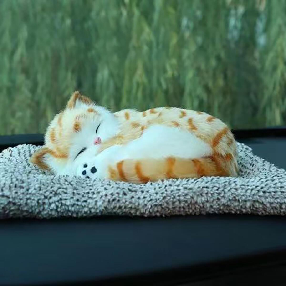 Ornamen Dashboard Kucing Tiruan TampilanDashboard Mobil Unik KucingMewahdengan Dekorasi  Dashboard MobilMobil Serat Karbon Dasbor Car