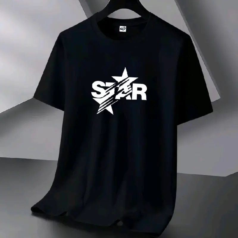 kaos oblong atasan cowok dewasa lengan pendek ukuran ( M/L/XL/XLL/XXXL katun motif star2 1