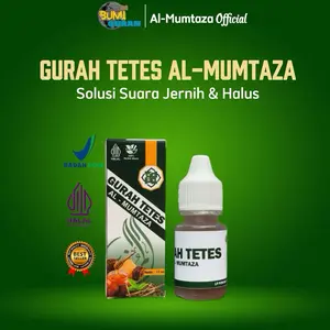 GURAH TETES Herbal Al-Mumtaz => Al-Mumtaza Gurah Suara 100% Herbal Membersihkan Dahak Lendir Melegakan Pernapasan