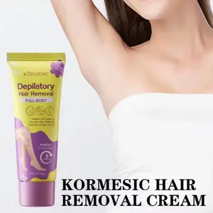 KORMESIC Krim Penghilang Bulu Penuh Tubuh Depilatory Hair Removal Cream untuk Kulit Halus dan Bebas Bulu