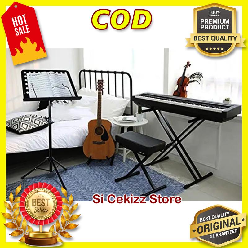 TaffSTUDIO Stand Partitur Musik Portable Folding Music Sheet Orchestra - P06HC Black – ORI PREMIUM 6