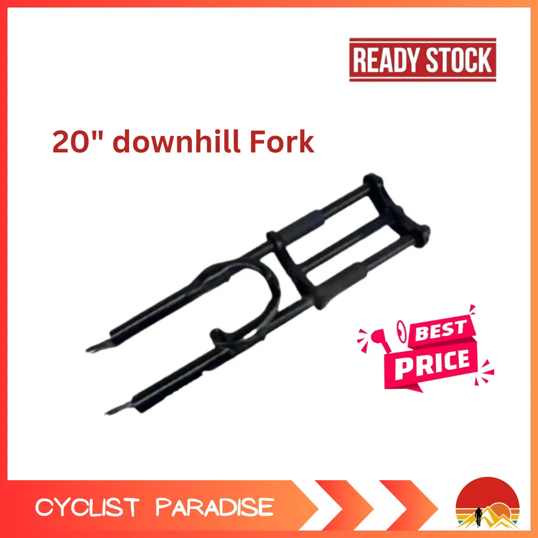20" Basikal Lajak / BMX Double Suspension , Non Suspension [Mati] And Lowered Black Colour Fork_  Ghost Speed