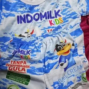 IRU KIDS - LIMITED EDITION Setelan Anak Laki Laki dan Perempuan Motif Viral Unisex Bahan Milano DryFit Premium Printing Sublim Indomie UltraMilk Indomilk Oreo Teh Botol Pop Ice Chitato