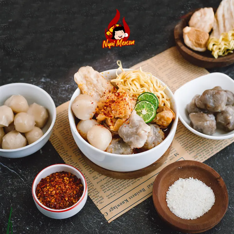 PAKET BAKSO NYAI MERCON (BASO DACI, BASO ACI, MIE BASO GEPREK, BASO ACI MOZARELLA) 3