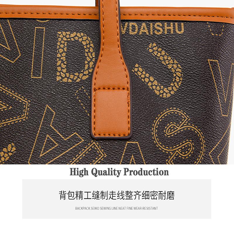 Product Introduction of SanML Handbag, New Fashion Printed Large Capacity Tote Bag Best Selling Classic Style 3