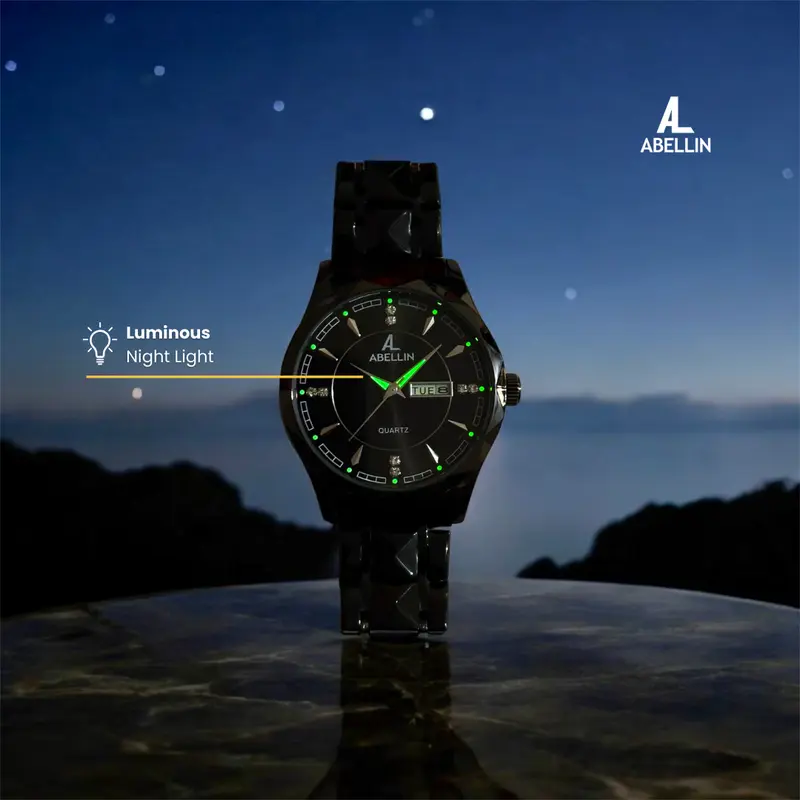 URSA Quartz - Jam Tangan Pria Wanita Couple Premium Original Brand Lokal Analog Eksklusif Bergaransi Mewah Tahan Air Water Resistant Kotak Premium Stainless Watch Watches 4