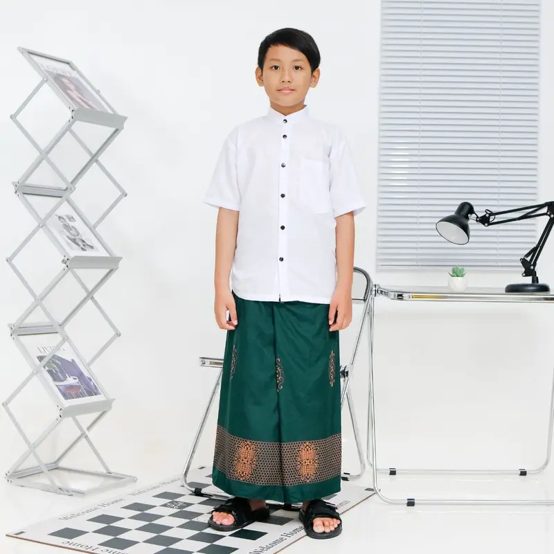 Promo termurah Sarung Instan Anak Motif Sarwon 3-15 lembut  Muslim 4