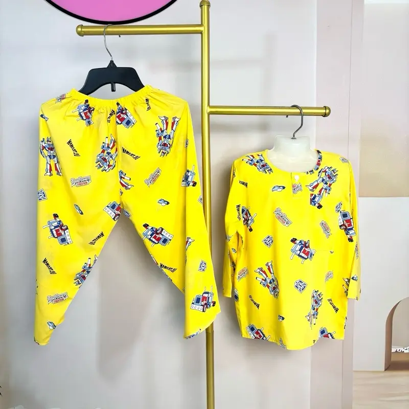 DQ10M -13. Bộ Quần Dài Áo Tay Dài Bé Trai. Chất Vải Tole Lanh Hai Da. Size 18kg đến 65kg.