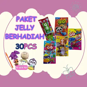 [NYEMIL] PAKET JELLY AGAR 30 PCS BERHADIAH MAINAN ANAK-ANAK ISI JELLY DI LENGKAPI DENGAN HADIAH MAINAN DALAM 1 KEMASAN HALAL BPOM SNACK VIRAL TERBARU