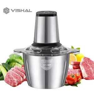Chopper Blender daging penggiling Meat Mincer Elektrik Stainless Steel Chopper Grinder VS-1822