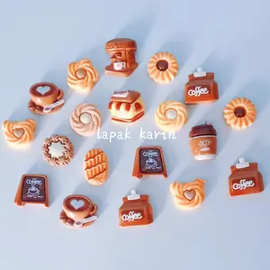 5pc magnet kulkas cake & coffee cute unik aesthetic lucu aksesoris souvenir dekorasi hiasan tempelan kulkas Hadiah