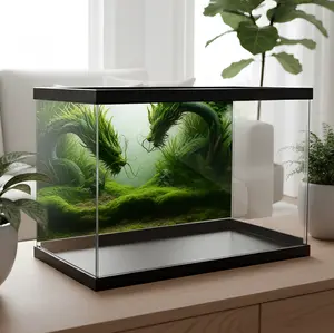 Background Aquarium Decor Aquascape Dipasang di Balik Kaca Custom Wallpaper Akuarium Premium Vinyl Bahan Stiker Vinyl Premium Lentur Mudah Dipasang Tahan Lama Tahan Cipratan Air