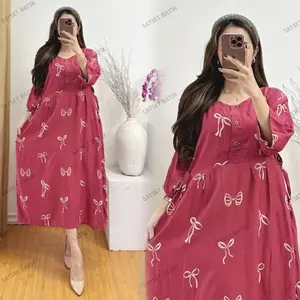 Terbaru Dress Ibu Hamil Jumbo-Daster Busui Jumbo-Daster Chibi Jumbo Motif Kekinian
