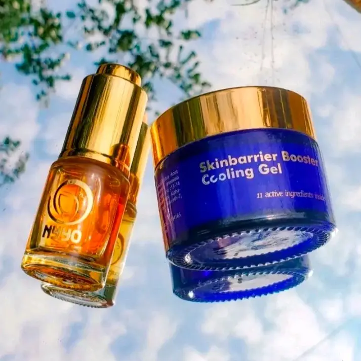 NYYO COSMETICS SKINBARRIER BOOSTER COOLING GEL PLUS BRIGHTENING BOOSTER SERUM