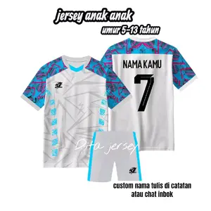 SABLON NAMA NOMOR BAJU BOLA OLAHRAGA FUTSAL ANAK ANAK UMUR 5-13 TAHUN MAKSIMAL BB 38 Celana Sepak Outdoor Sport
