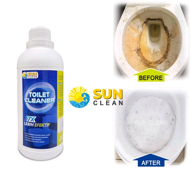 SUNCLEAN Pembersih Toilet Cairan Serbaguna 7x Lebih Efektif Angkat Noda  Membandel 500 ml