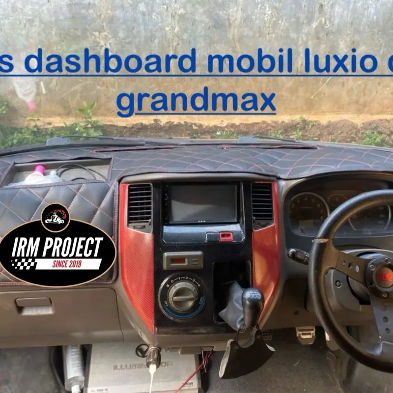 IRM PROJECT Dashboard Mobil Luxio Grandmax dengan Desain Elegan dan Fungsi Optimal untuk Keamanan dan Kenyamanan Berkendara
