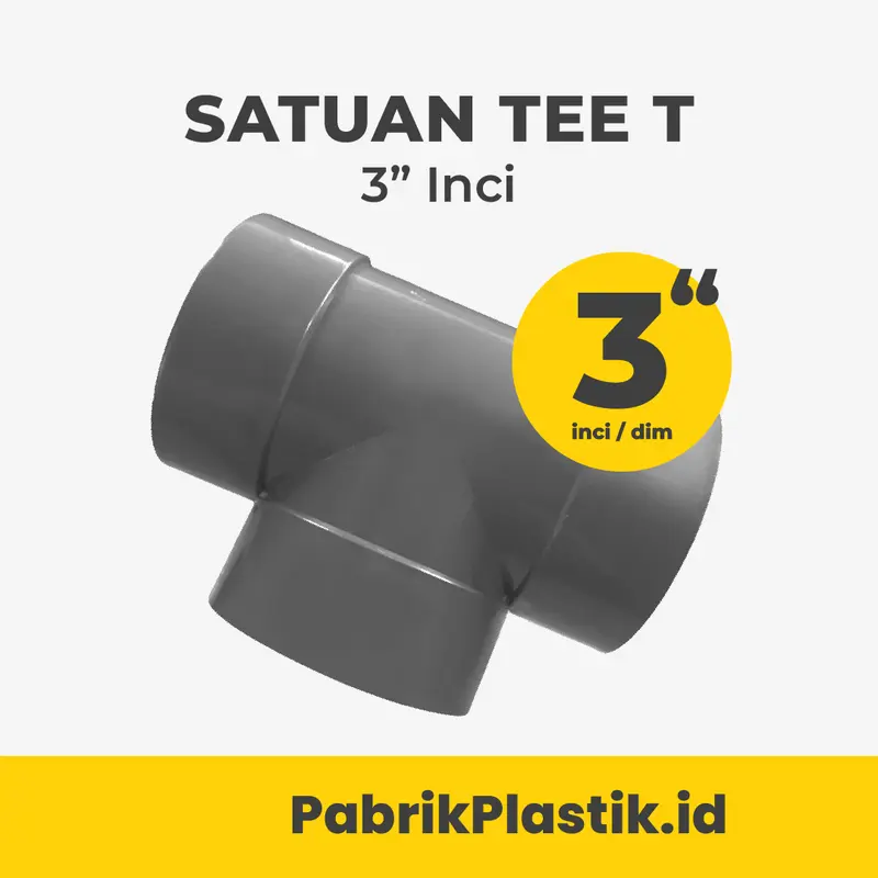Satuan Tee 3 inci / 3 dim 0
