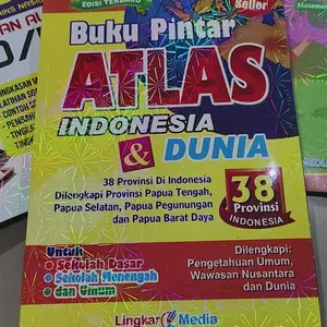 Buku Pintar Atlas Indonesia dan Dunia Edisi Terbaru - Lingkar Media