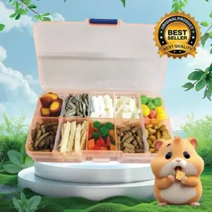 SNACK PACK - Makanan Hamster Paket Snack Hamster Isi 10 Macam Buah Kering Meal Worm Rice Cracker Marshmallow Kwaci Tutti Frutti Fish Snack Rice Cracker Snack Meat & Egg Kue Hamster