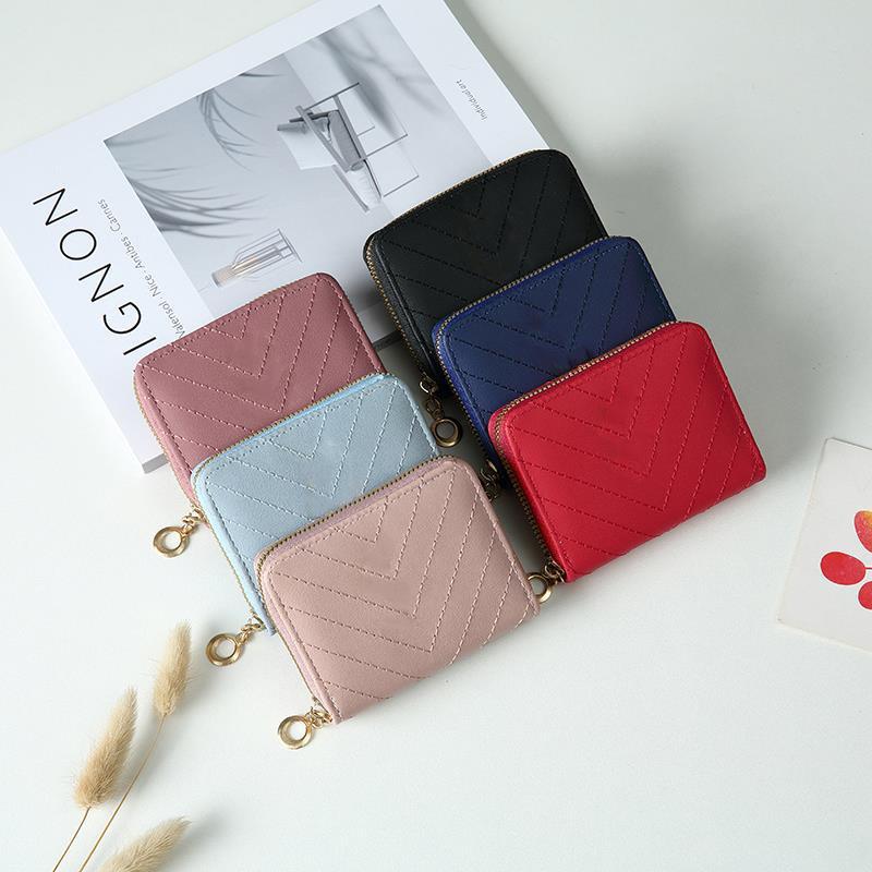 Aksesoris F5132 Dompet Mini Wanita Import Korea / Dompet Koin Kartu Resleting Wanita 1