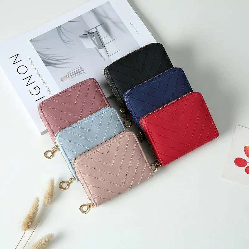 Aksesoris F5132 Dompet Mini Wanita Import Korea / Dompet Koin Kartu Resleting Wanita 1